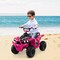 Costway 12V Battery Powered Kids Ride On ATV Electric 4-Wheeler Quad Car with  MP3 &#x26; Light
